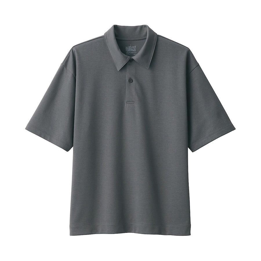 Cool Touch Half Sleeve Wide Polo Shirt