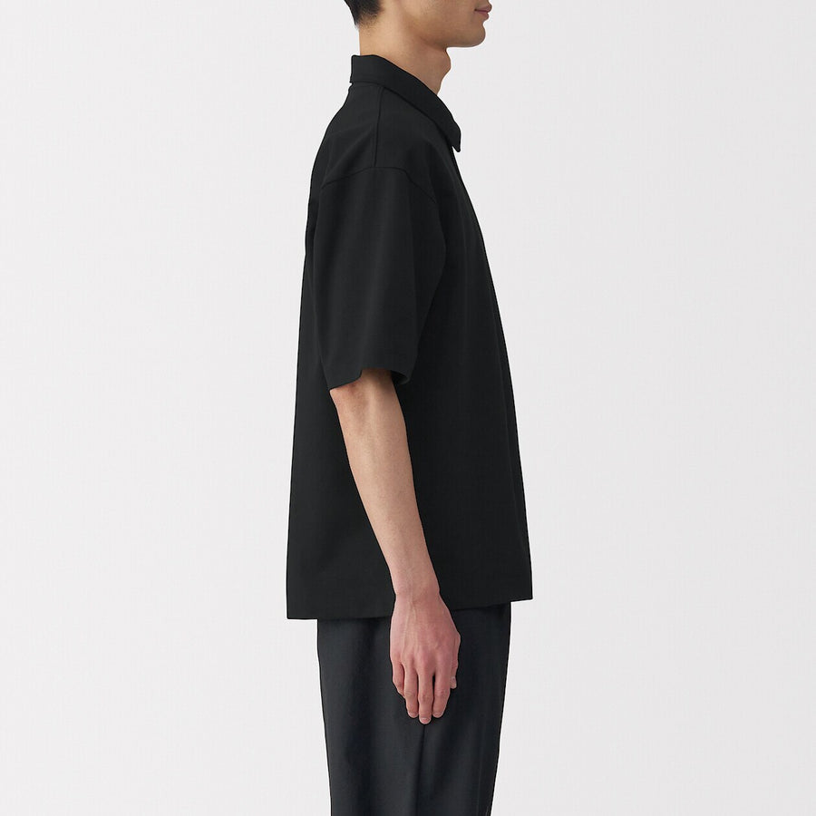 Cool Touch Half Sleeve Wide Polo Shirt