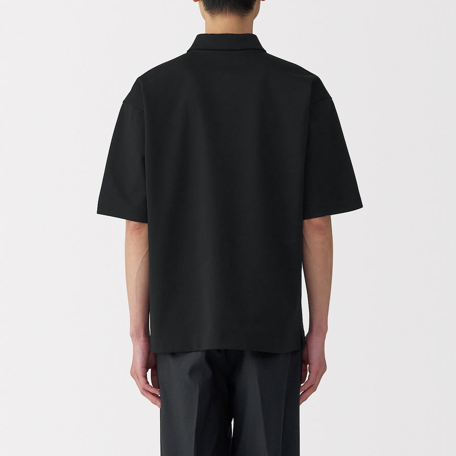 Cool Touch Half Sleeve Wide Polo Shirt