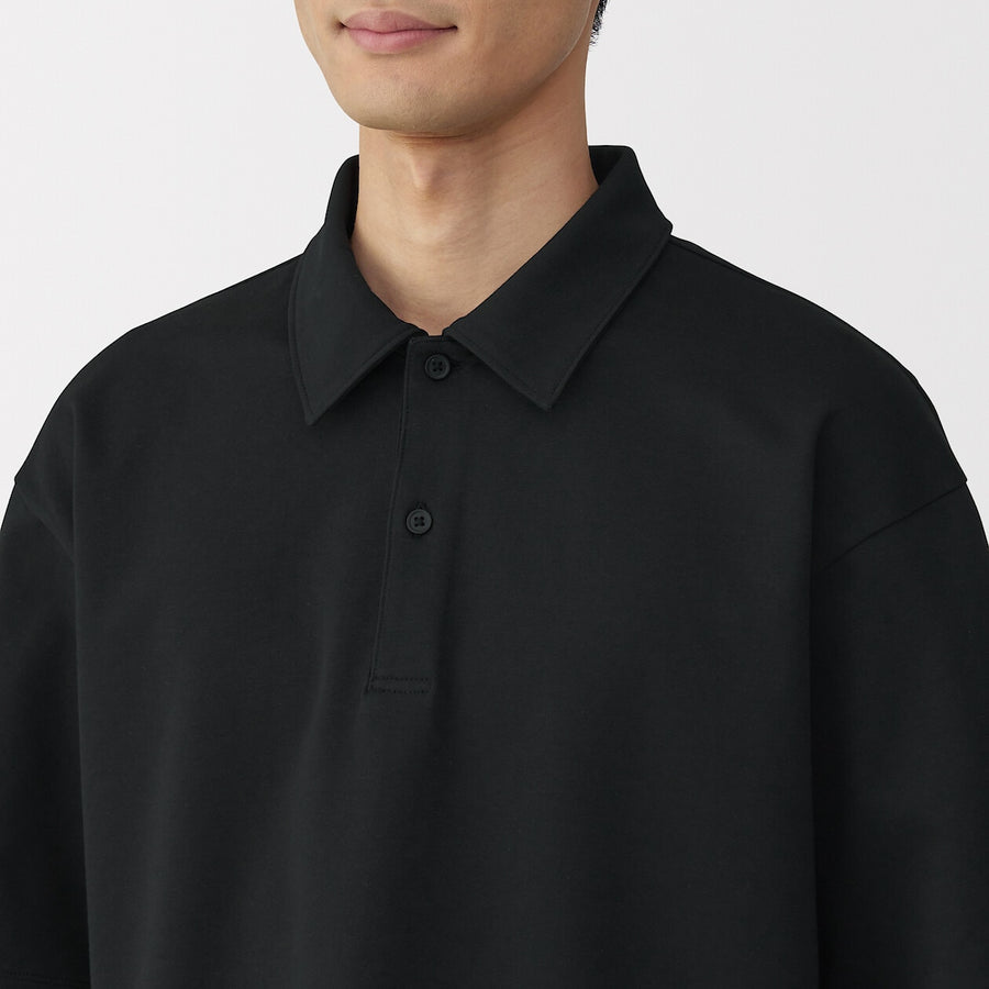 Cool Touch Half Sleeve Wide Polo Shirt