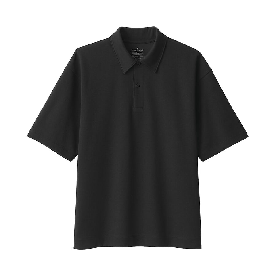 Cool Touch Half Sleeve Wide Polo Shirt
