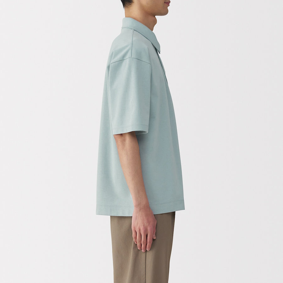 Cool Touch Half Sleeve Wide Polo Shirt