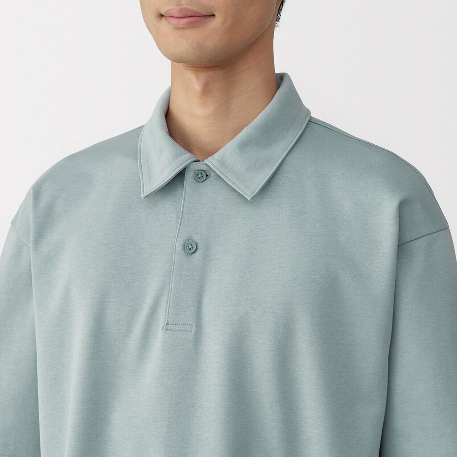 Cool Touch Half Sleeve Wide Polo Shirt