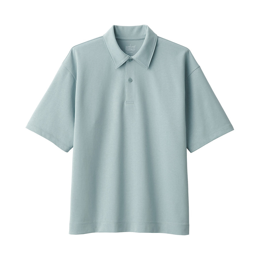 Cool Touch Half Sleeve Wide Polo Shirt
