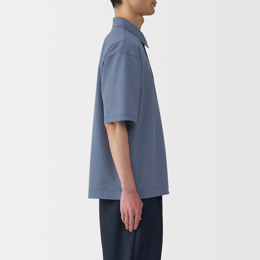 Cool Touch Half Sleeve Wide Polo Shirt