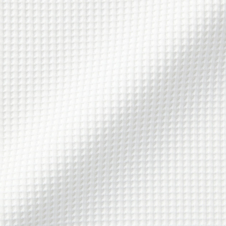 M's UV protection quick dry waffle crewneck LS TeeOff whtXS