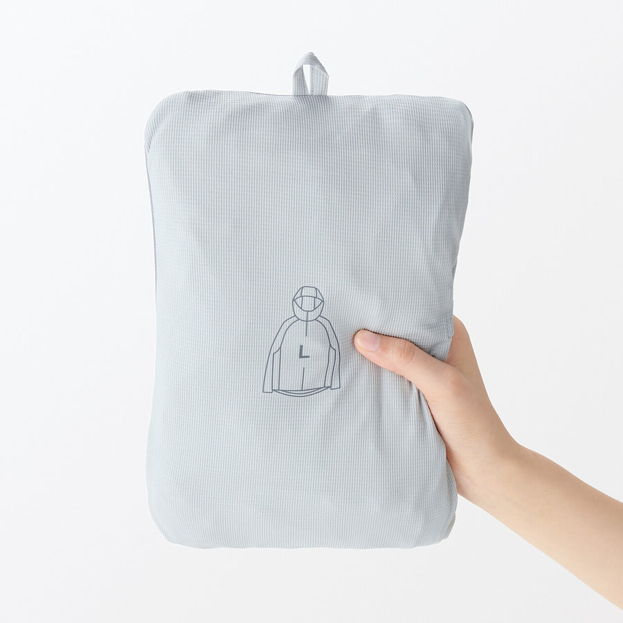 M's UV protection quick dry pocketable zip up hoodieL greyXS
