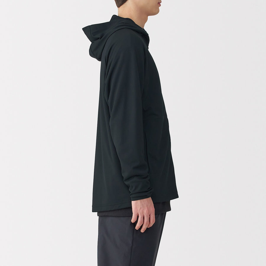 M's UV protection quick dry pocketable zip up hoodieL greyXS
