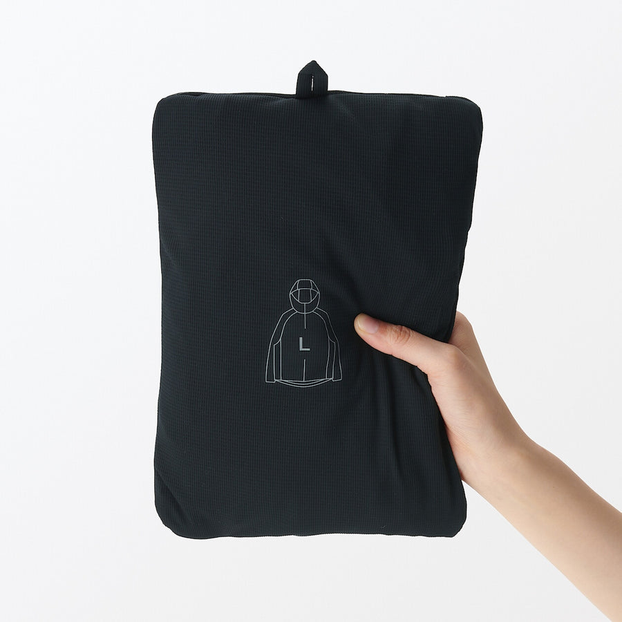 M's UV protection quick dry pocketable zip up hoodieL greyXS