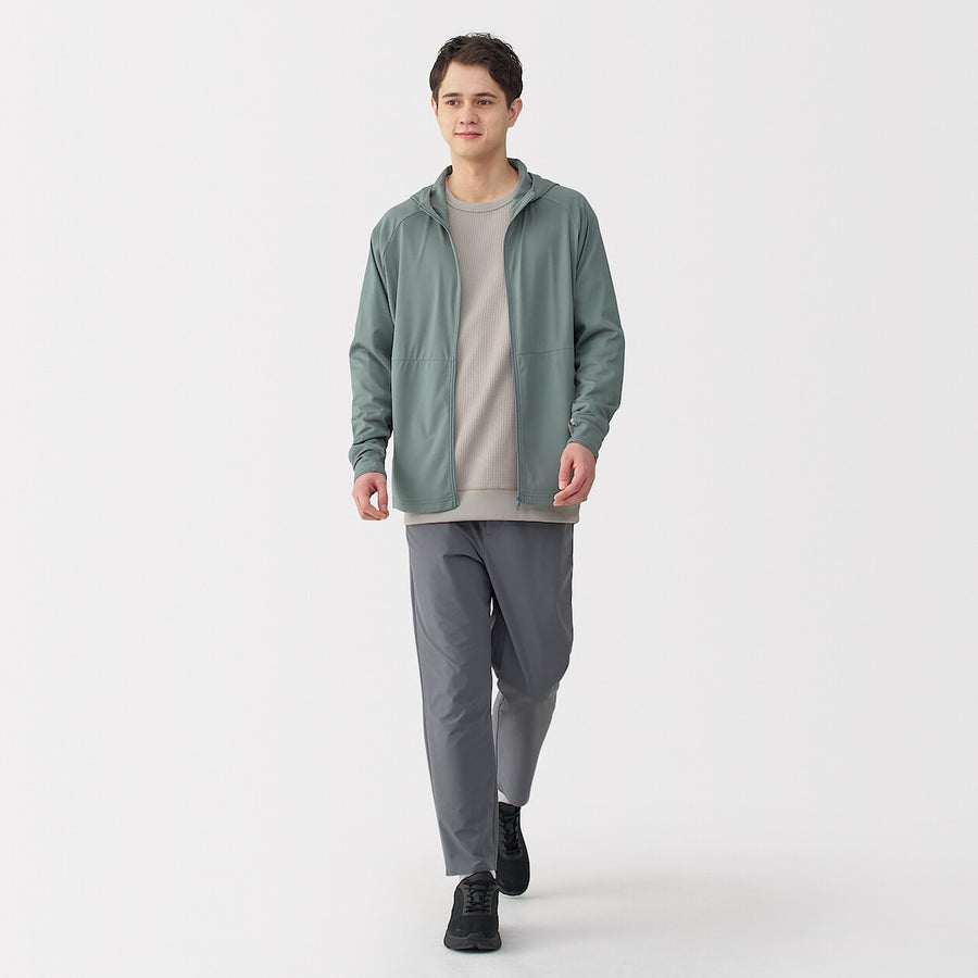 M's UV protection quick dry pocketable zip up hoodieL greyXS