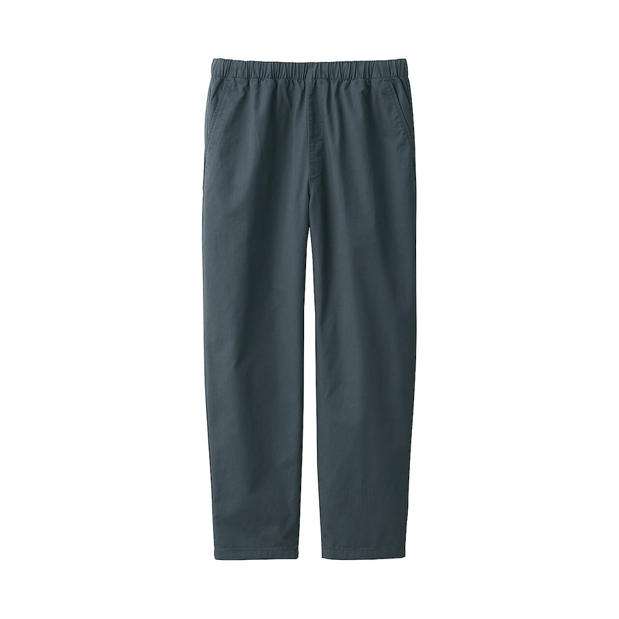 M's Washed cotton easy pants Charcoal greyXS