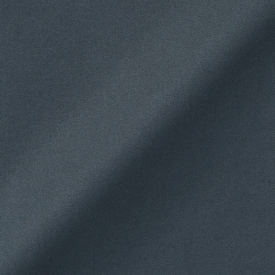 M's Washed cotton easy pants Charcoal greyXS