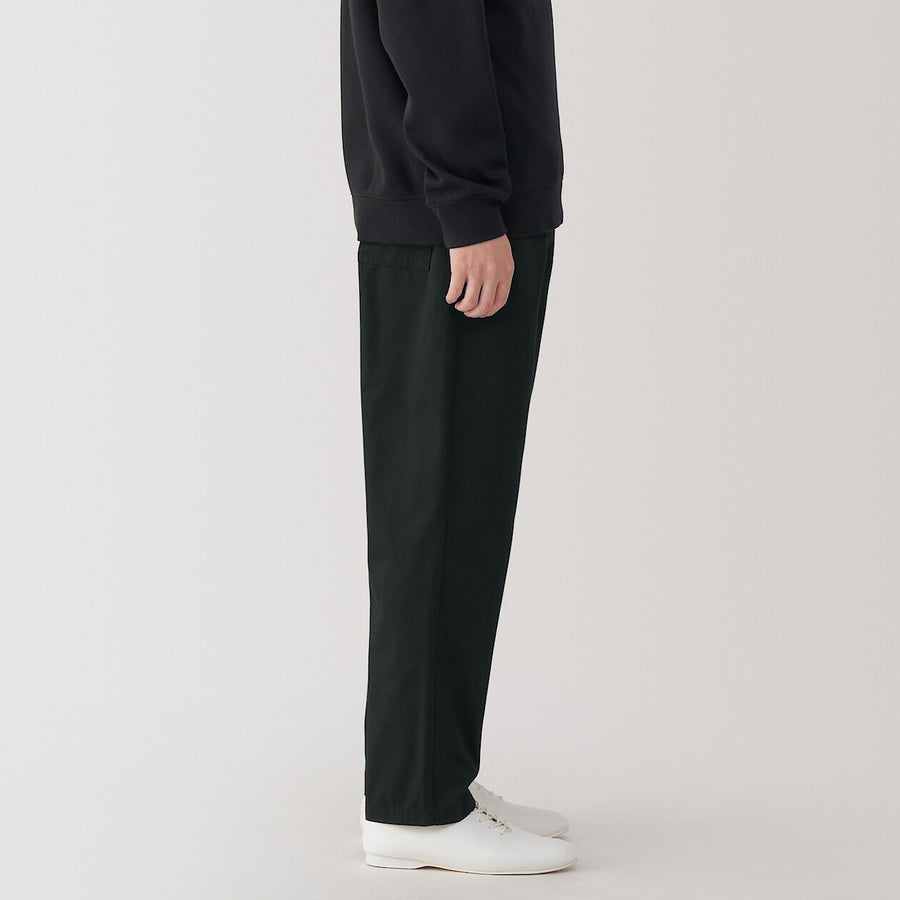 M's Washed cotton easy pants Charcoal greyXS