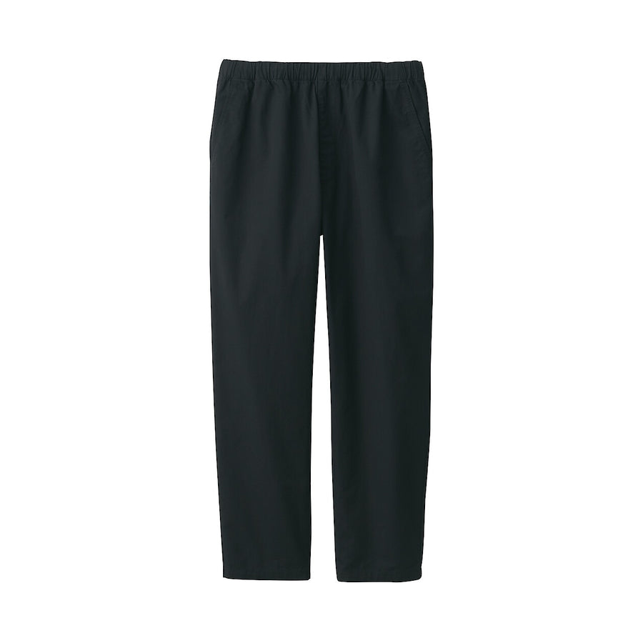 M's Washed cotton easy pants Charcoal greyXS