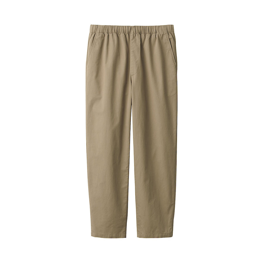 M's Washed cotton easy pants Charcoal greyXS