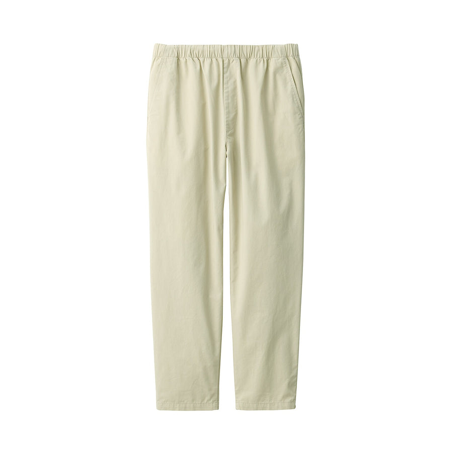 M's Washed cotton easy pants Charcoal greyXS