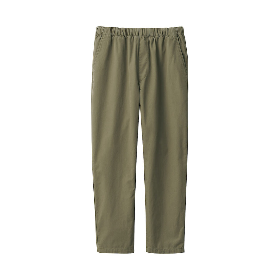 M's Washed cotton easy pants Charcoal greyXS