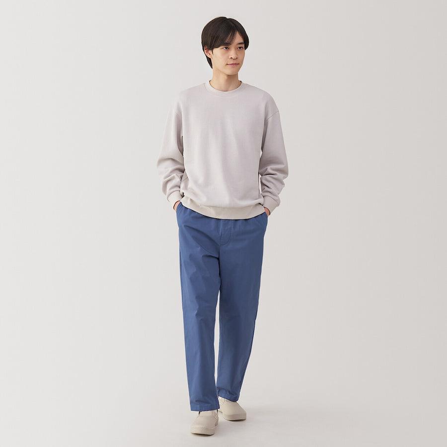 M's Washed cotton easy pants Charcoal greyXS