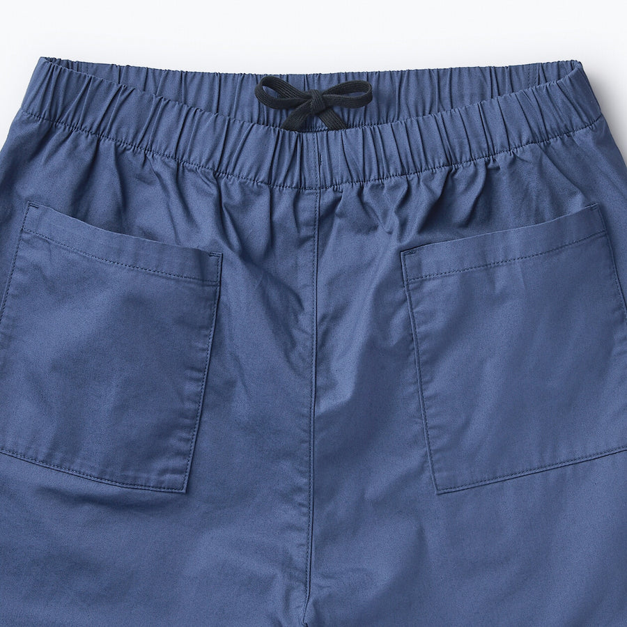 M's Washed cotton easy pants Charcoal greyXS