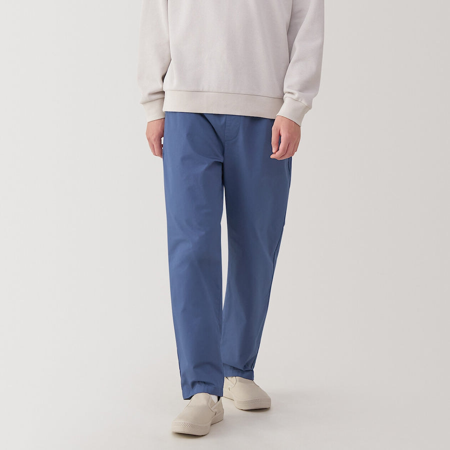 M's Washed cotton easy pants Charcoal greyXS