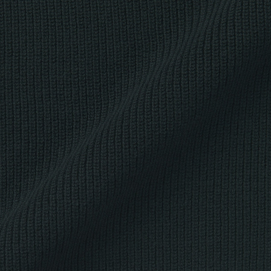 M's Washable ribbed crew neck sweater GreyXS