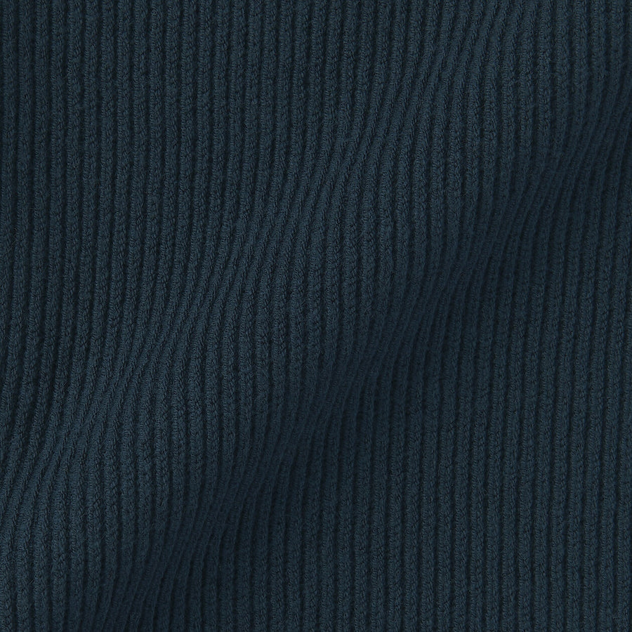 M's Washable ribbed zip up cardigan Dark NavyXS