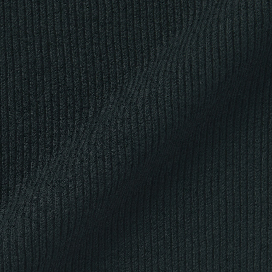 M's Washable ribbed zip up cardigan Dark NavyXS