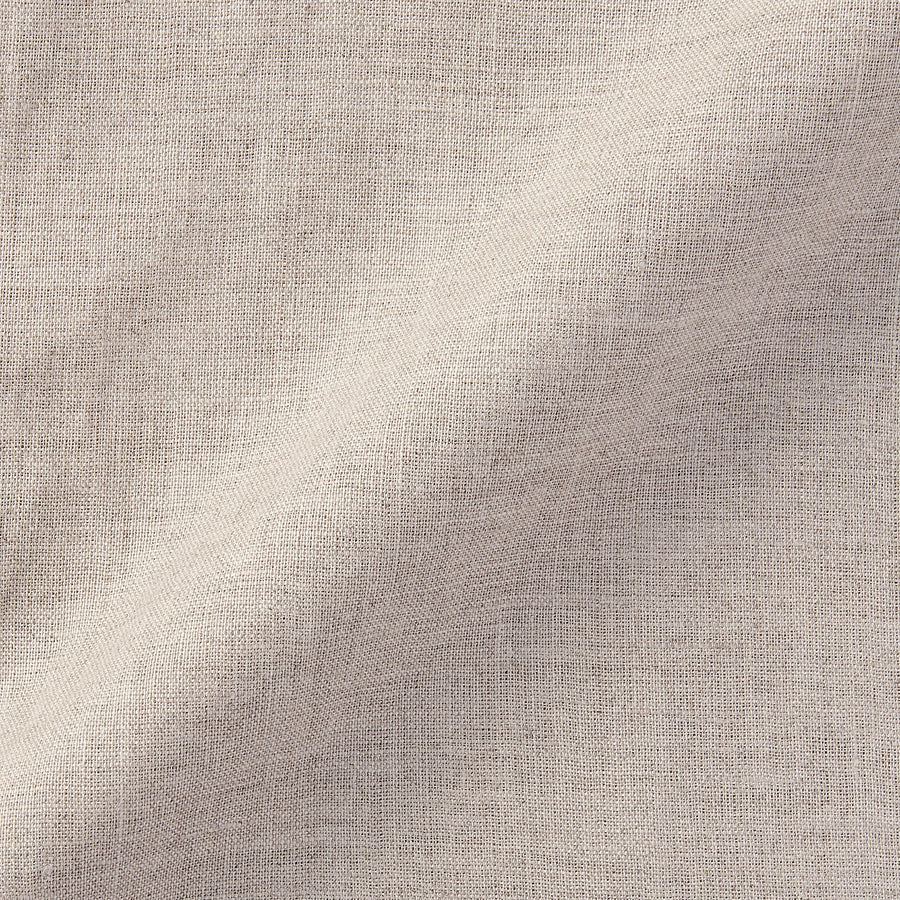 M's Washed linen L/Slv shirt (OS) WhiteXS