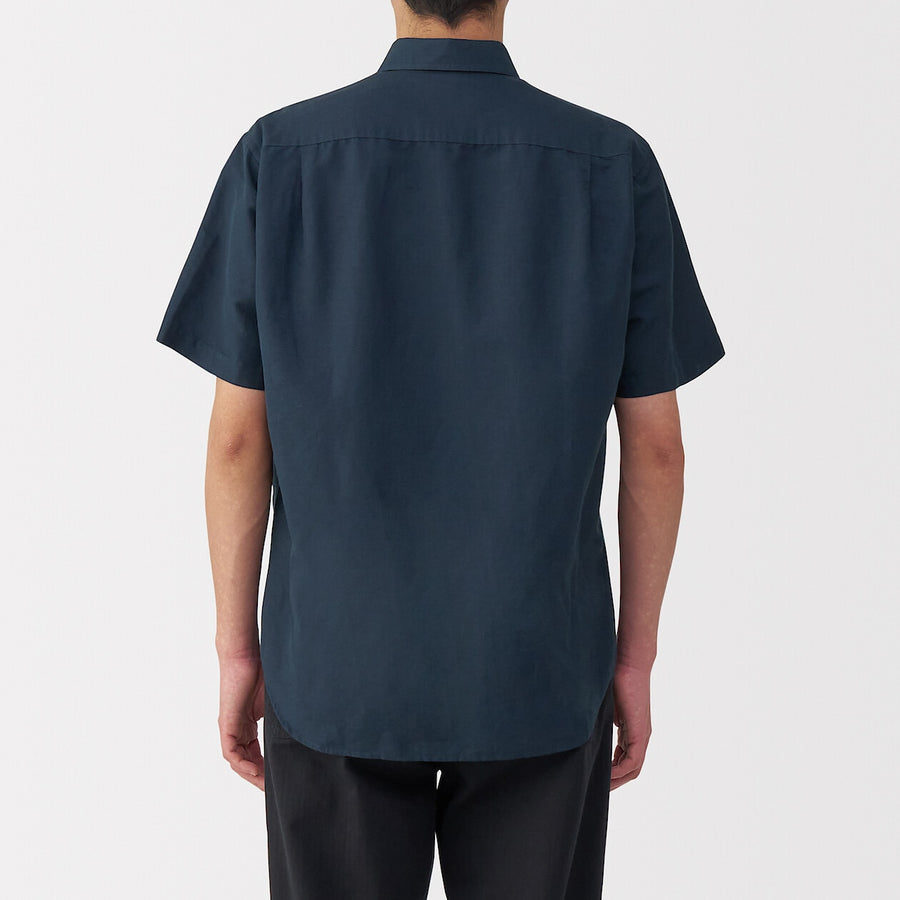 M's Hemp cotton S/Slv shirt WhiteXS
