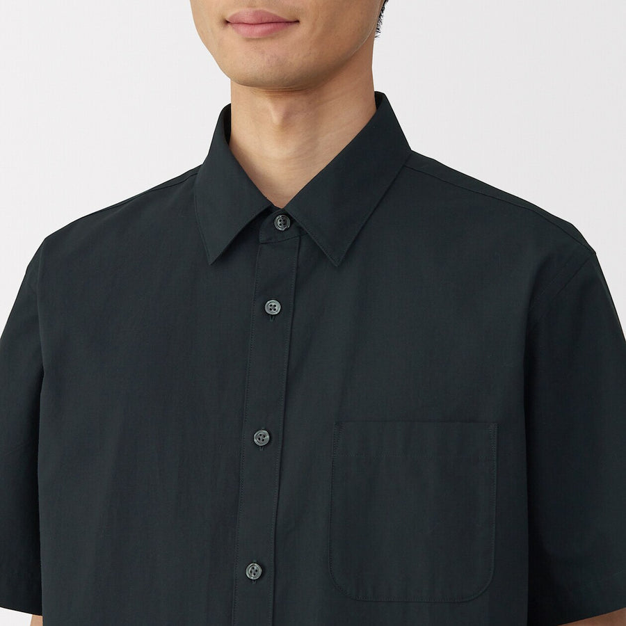Washed Broadcloth Short Sleeve Shirt