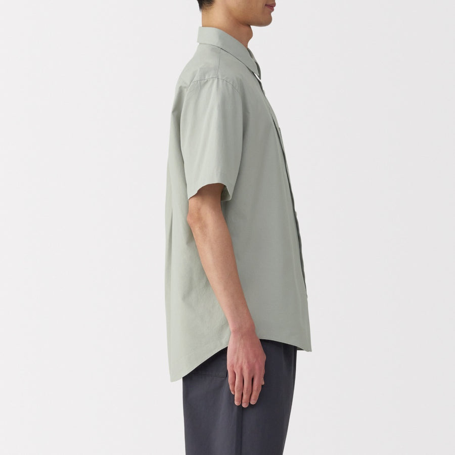 Washed Broadcloth Short Sleeve Shirt