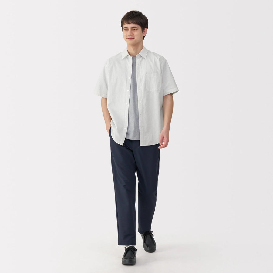 Washed Broadcloth Short Sleeve Shirt
