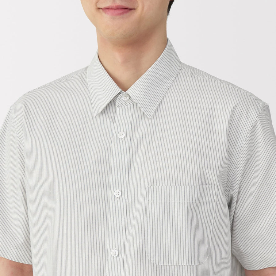 Washed Broadcloth Short Sleeve Shirt