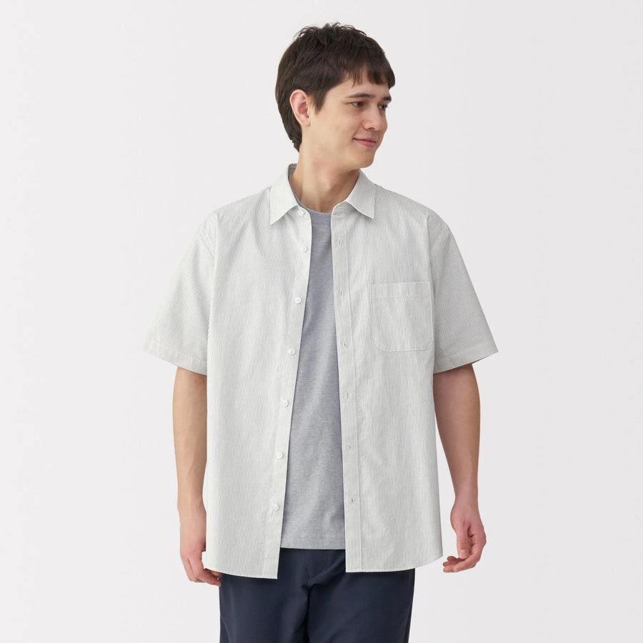 Washed Broadcloth Short Sleeve Shirt
