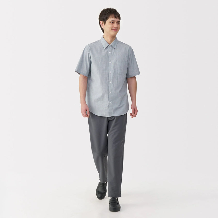 Washed Broadcloth Short Sleeve Shirt