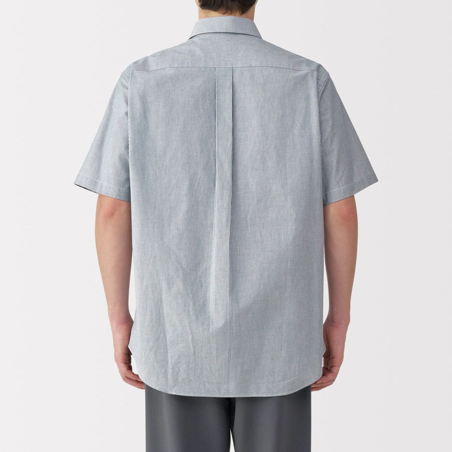 Washed Broadcloth Short Sleeve Shirt