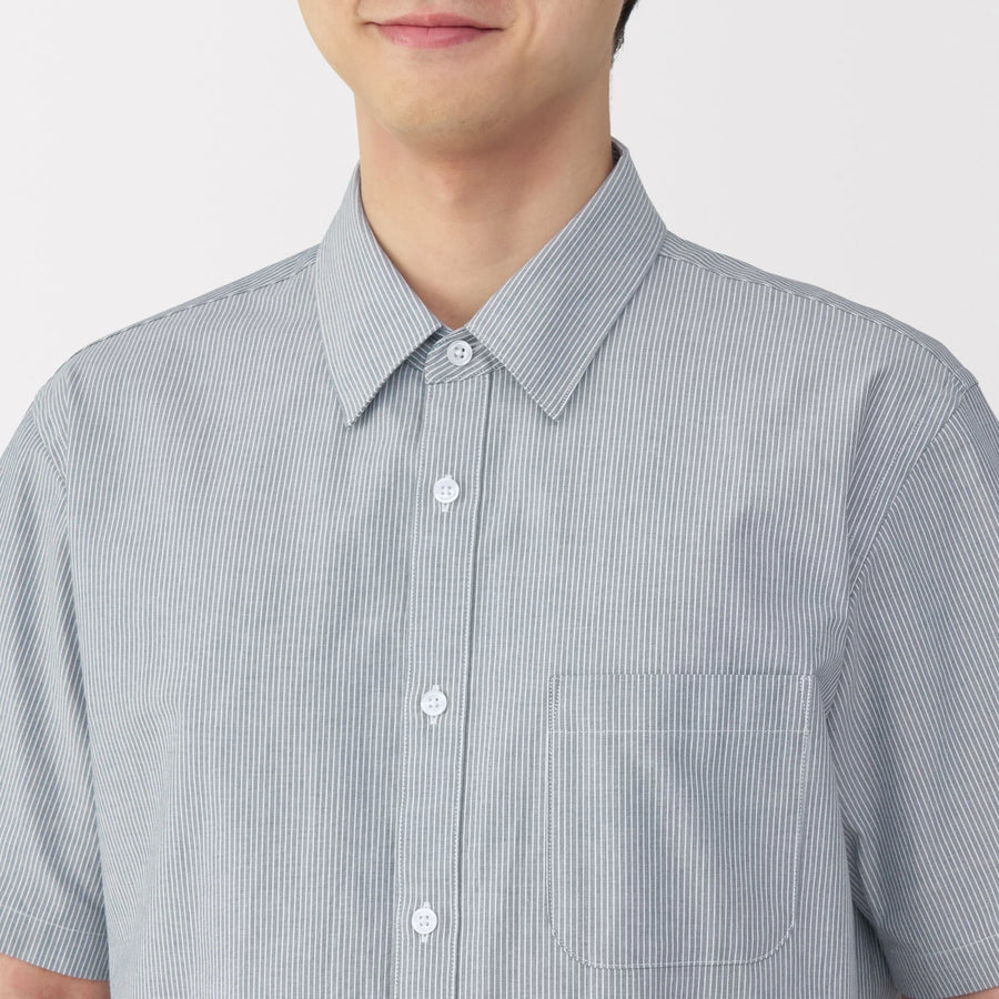 Washed Broadcloth Short Sleeve Shirt