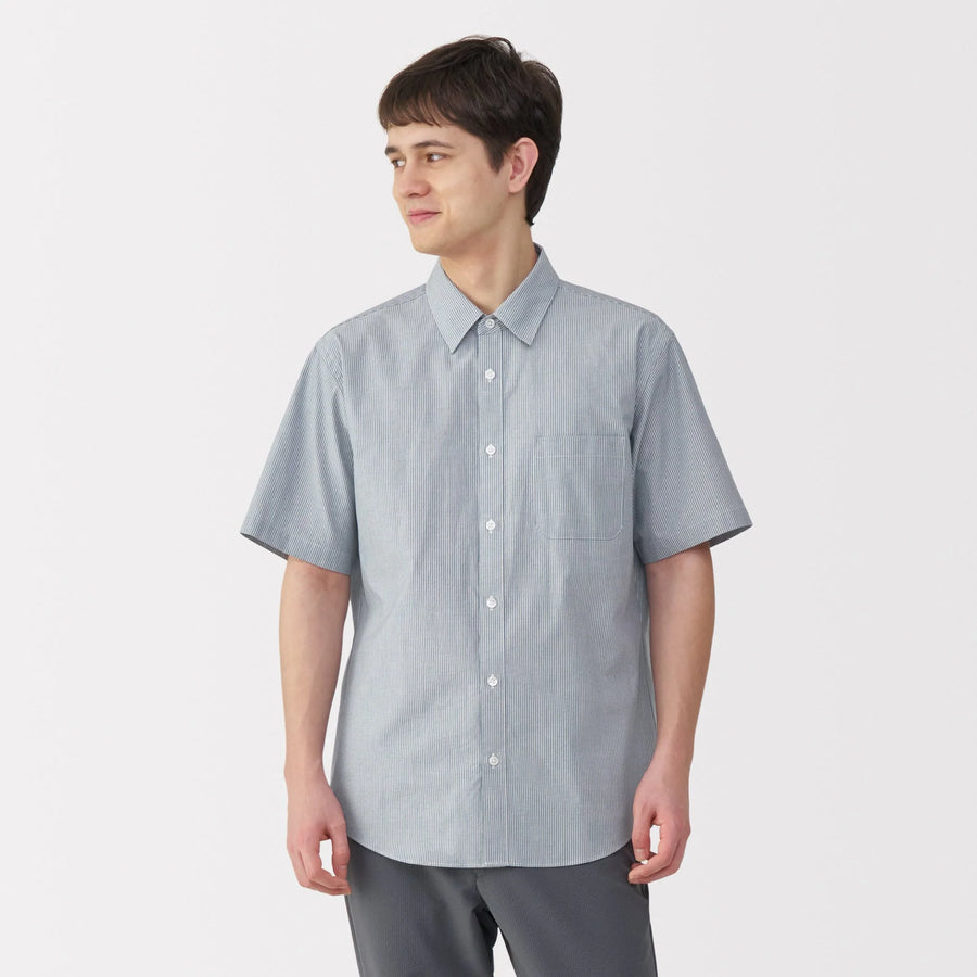 Washed Broadcloth Short Sleeve Shirt