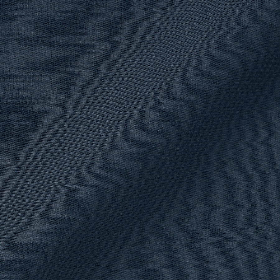 M's Hemp cotton stand collar L/Slv shirt WhiteXS