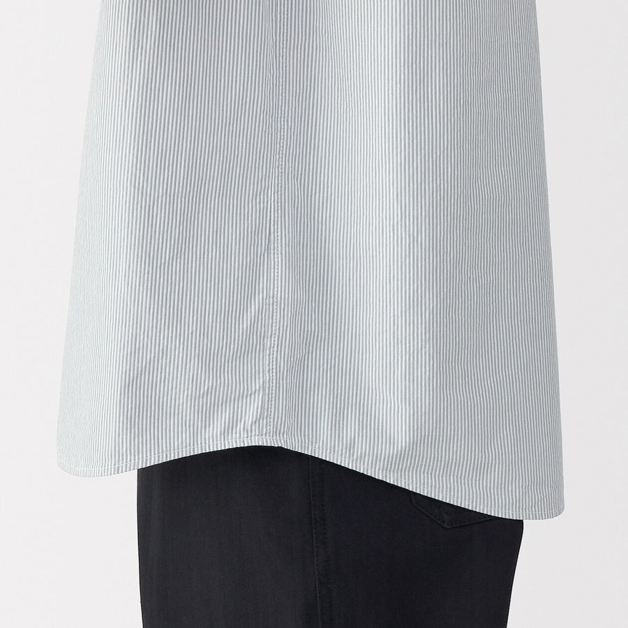 M's Cool touch woven henley neck S/S T-shirtWhiteXS