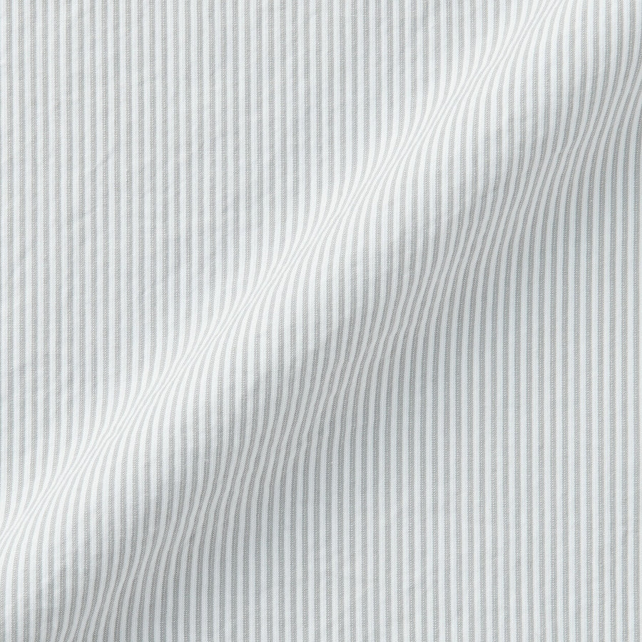 M's Cool touch woven henley neck S/S T-shirtWhiteXS