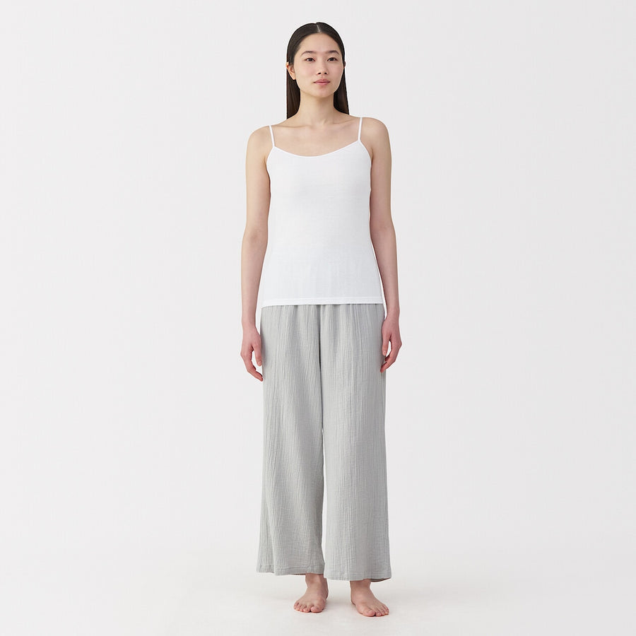 W's Moisture wicking cotton sheer CamisoleWhiteXS