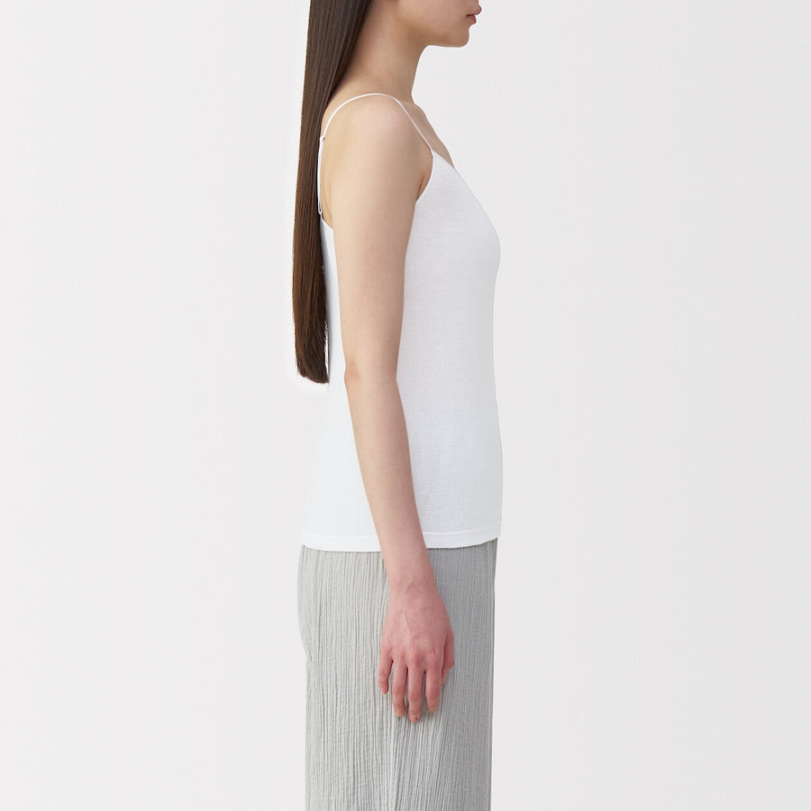 W's Moisture wicking cotton sheer CamisoleWhiteXS