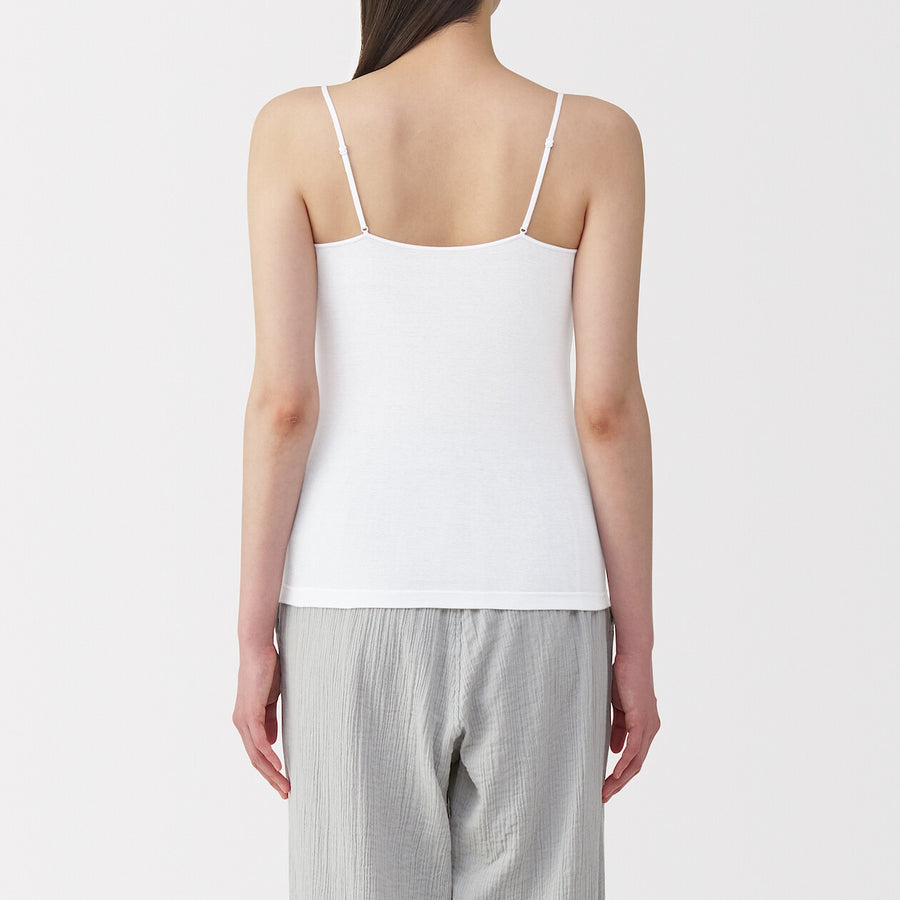 W's Moisture wicking cotton sheer CamisoleWhiteXS