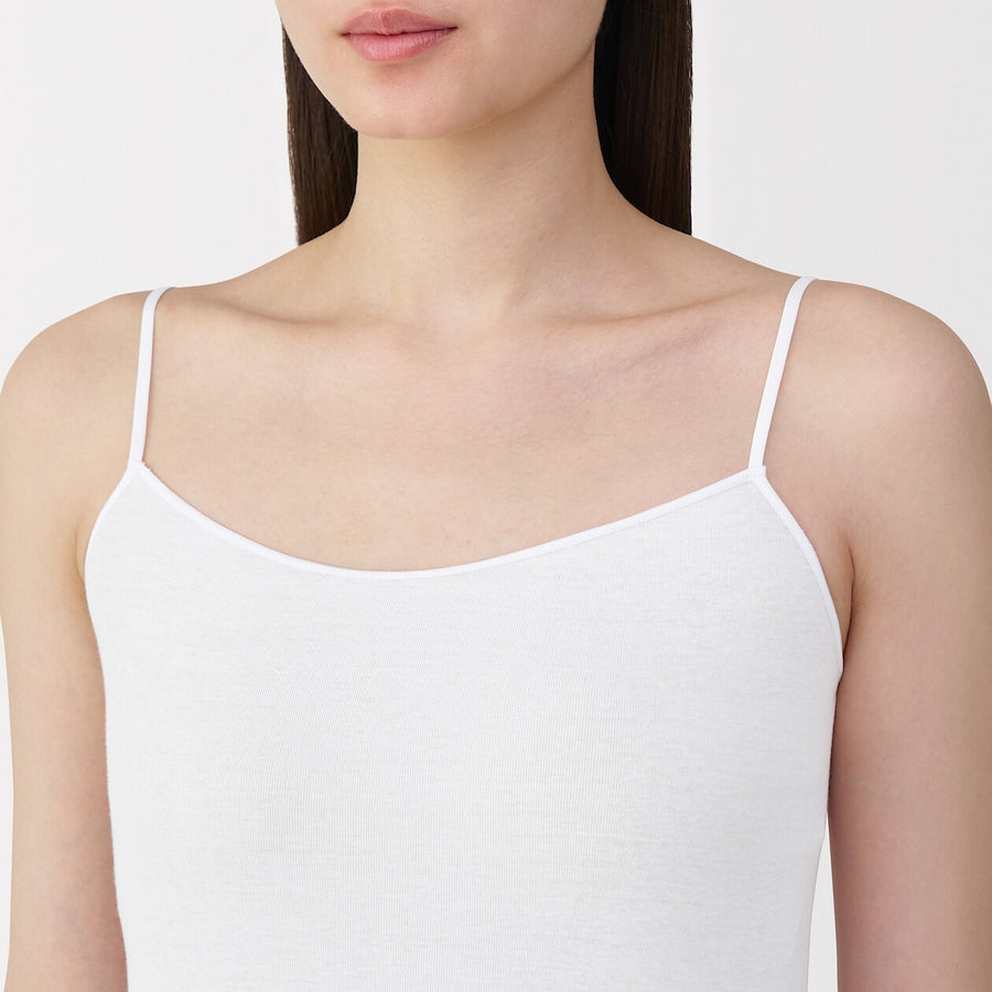 W's Moisture wicking cotton sheer CamisoleWhiteXS
