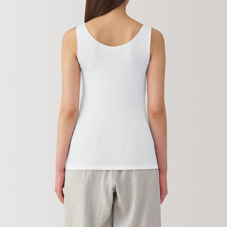 W's Moisture wicking cotton sheer tank topWhiteXS
