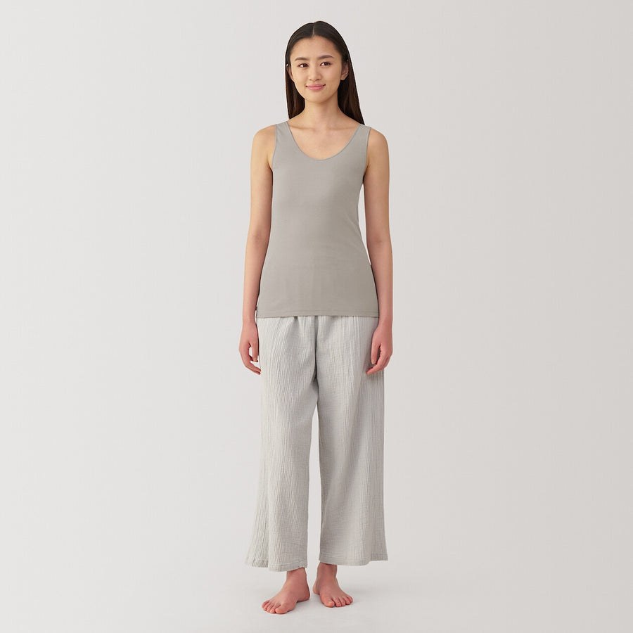 W's Moisture wicking cotton sheer tank topWhiteXS