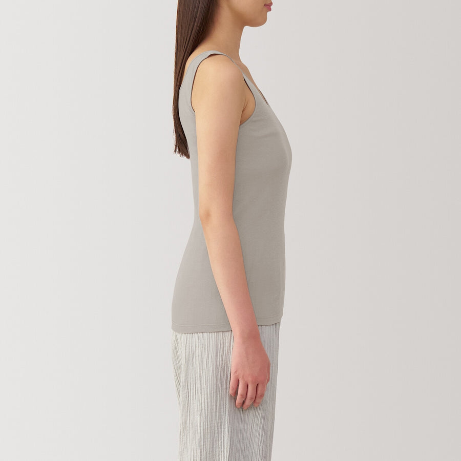 W's Moisture wicking cotton sheer tank topWhiteXS