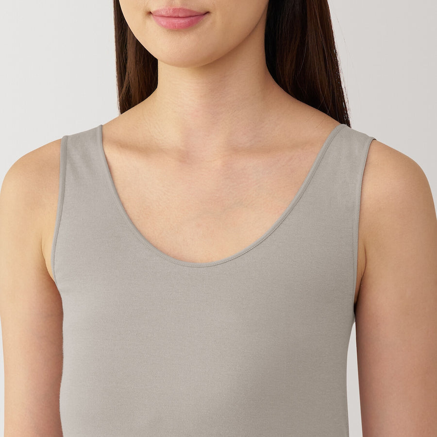 W's Moisture wicking cotton sheer tank topWhiteXS