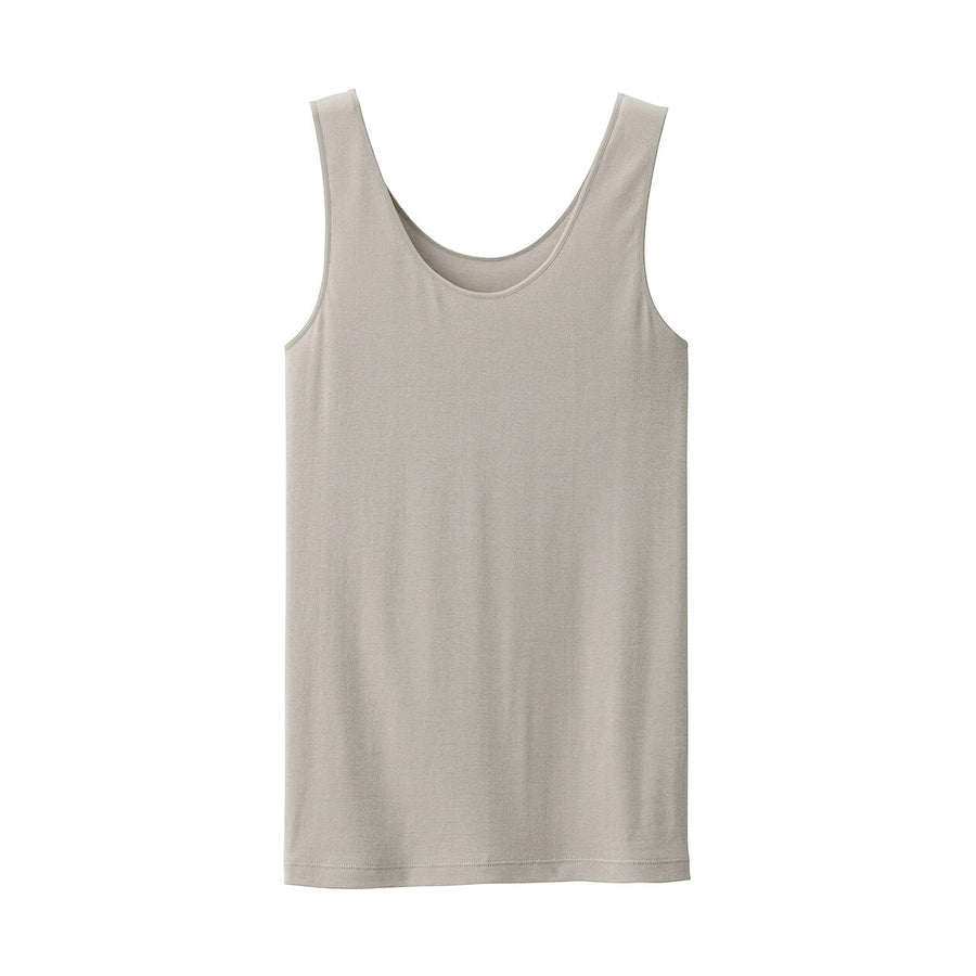 W's Moisture wicking cotton sheer tank topWhiteXS